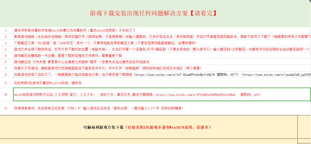 图片[1]-电脑游戏表大全-包含二次元真人大型互动建模游戏