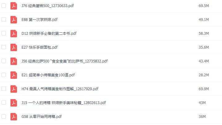 图片[1]-烤箱食谱大全及做法-电子书下载