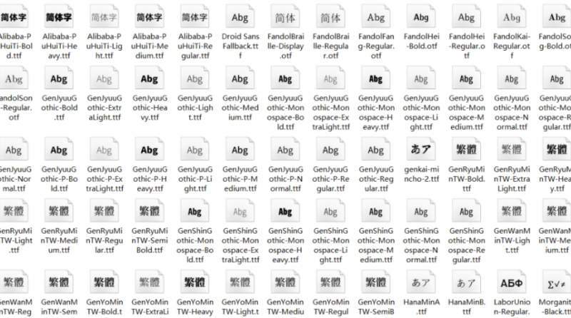 免费可商用字体141个 免侵权风险-爱分享资源网