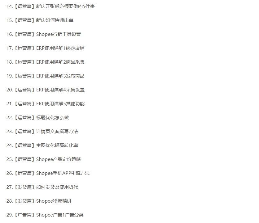 图片[3]-东南亚跨境电商课程_实战_运营_0投资-爱分享资源网