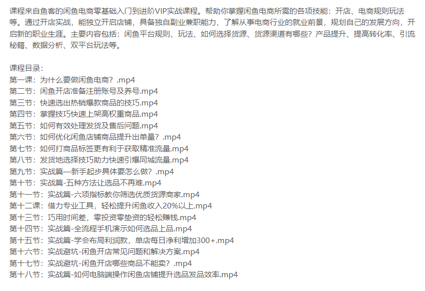 图片[2]-电商VIP实战课程店铺日净利润增加300