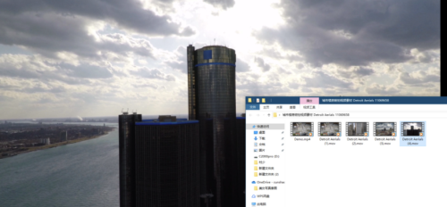 城市建筑高空拍摄视频素材Detroit Aerials-爱分享资源网