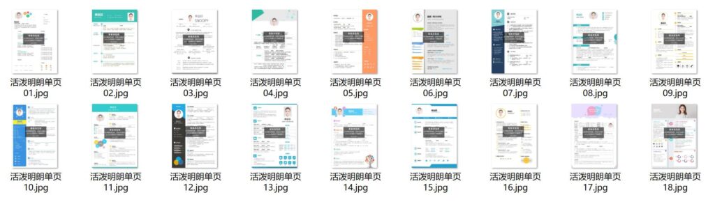 图片[5]-500套精品简历模板用word或wps编辑-爱分享资源网
