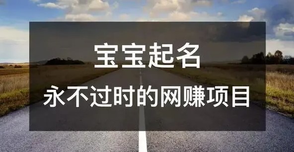 起名项目赚钱的方法-爱分享资源网