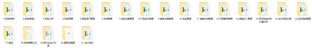 图片[2]-4000套Excel表格模板资料包-爱分享资源网