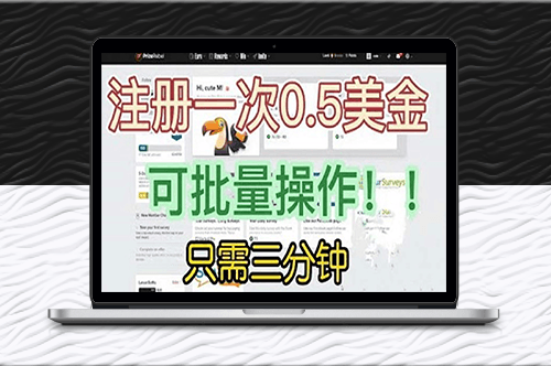 国外注册项目_三分钟一单0.5美元_可批量操作-爱分享资源网