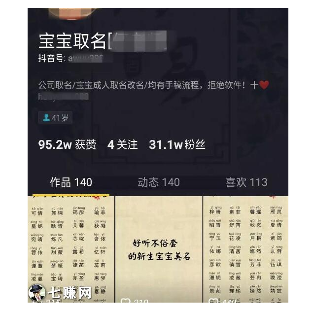 宝宝取名项目，赚钱新玩法！-爱分享资源网