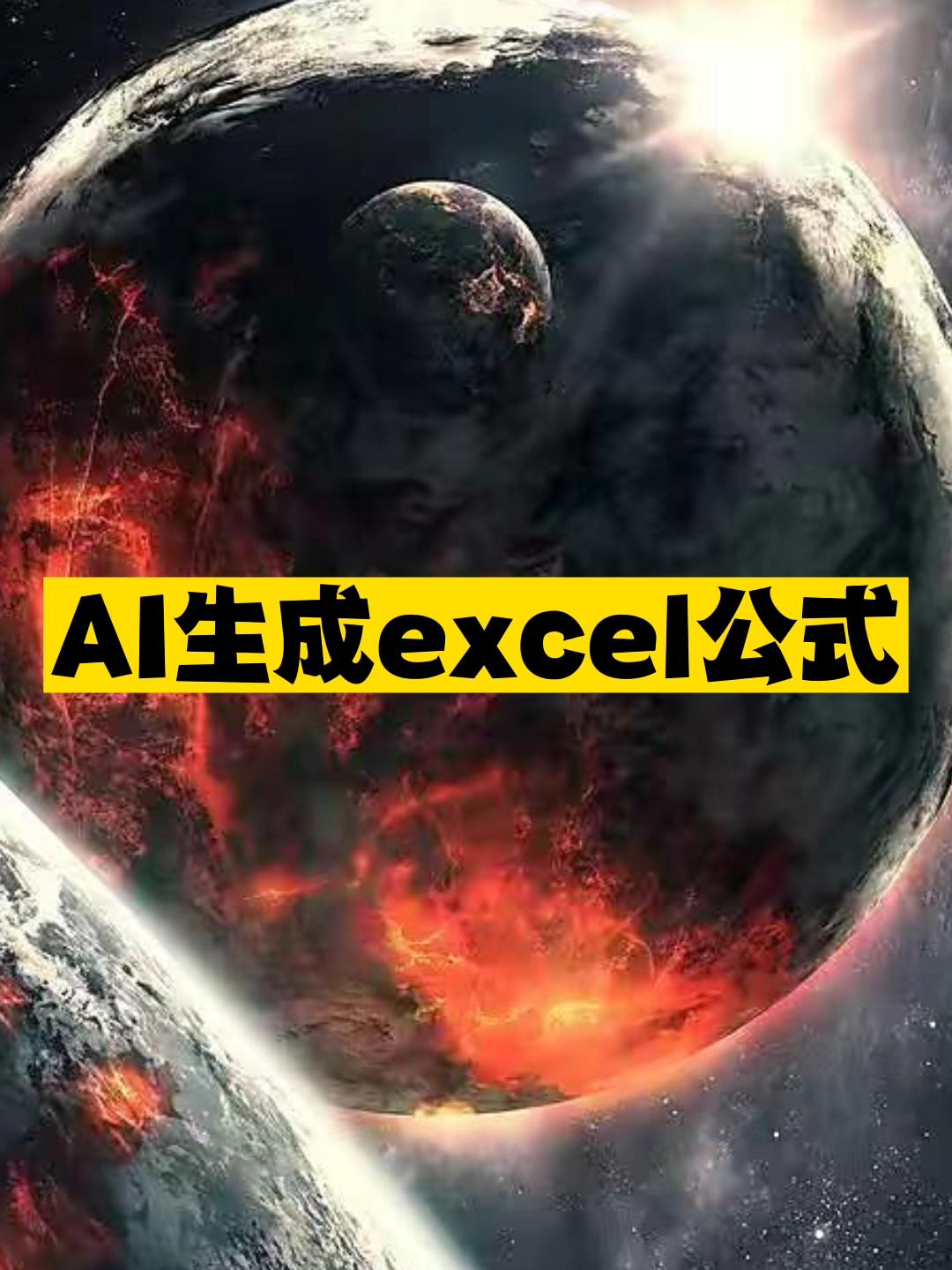 Al生成excel公式工具推荐-爱分享资源网