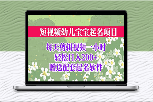 起名项目_全程投屏实操_配套软件-爱分享资源网