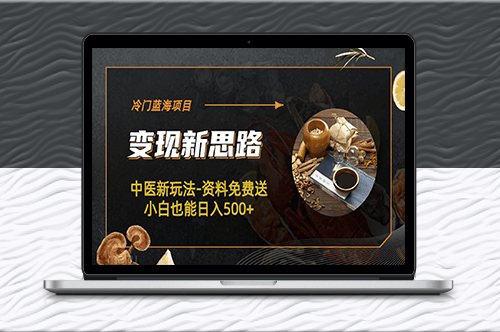 冷门蓝海项目-中医新玩法-资料免费送小白也能日入500-爱分享资源网