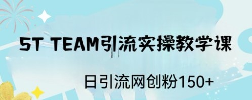 图片[1]-ST TEAM引流实操课_日引流创业粉100+