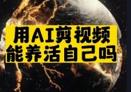 用AI剪视频能养活自己吗-爱分享资源网