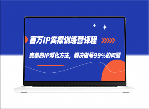 百万IP实战训练营_解决99%做号问题的完整IP孵化方法-爱分享资源网