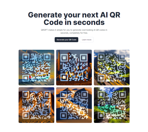 QRGPT-免费在线AI二维码生成神器-爱分享资源网
