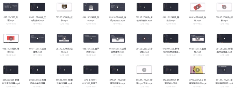 CSS入门到精通，美女老师手把手教学