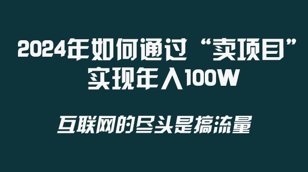 图片[1]-2024年如何通过“卖项目”实现年入100W-爱分享资源网