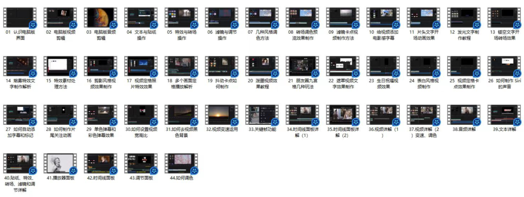 图片[1]-电脑版剪映实战教程精华版_每集都是几分钟的精华-爱分享资源网