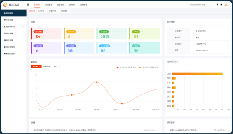 HuoCMS 2.0：基于ThinkPHP内核的强大开源CMS建站系统_免费下载与商用授权-爱分享资源网