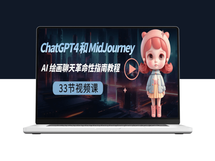 ChatGPT4与MidJourney AI绘画：33节互动教程-爱分享资源网