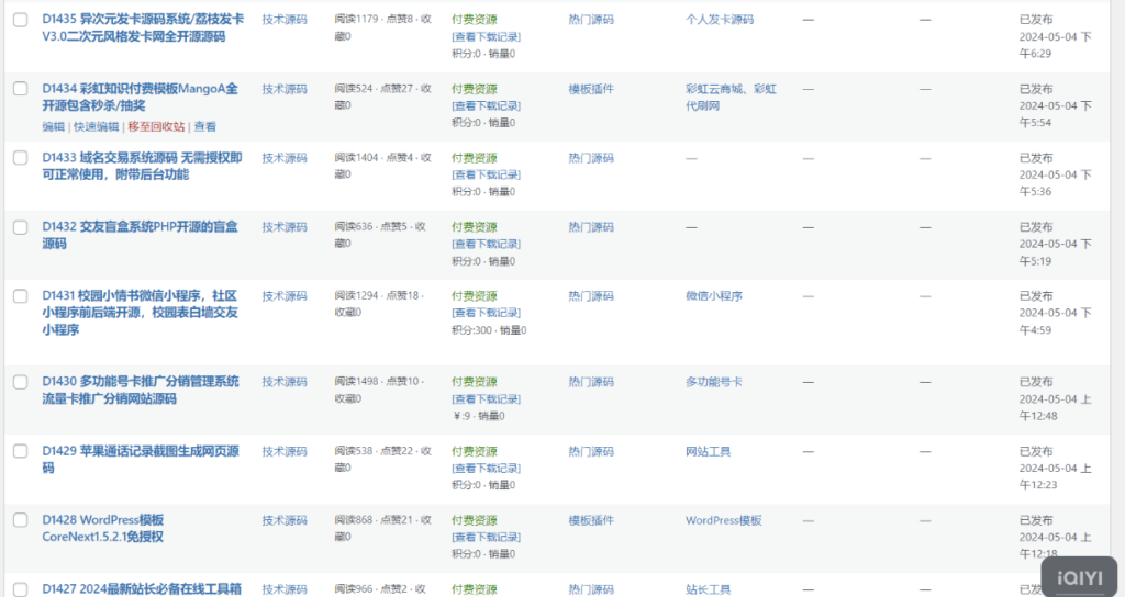 图片[2]-WordPress整站源码：4000条数据及视频教程打包下载