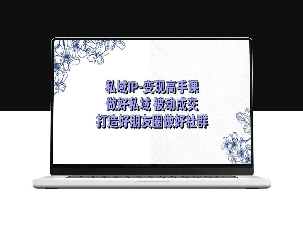私域IP变现：朋友圈销售与社群运营全攻略-爱分享资源网