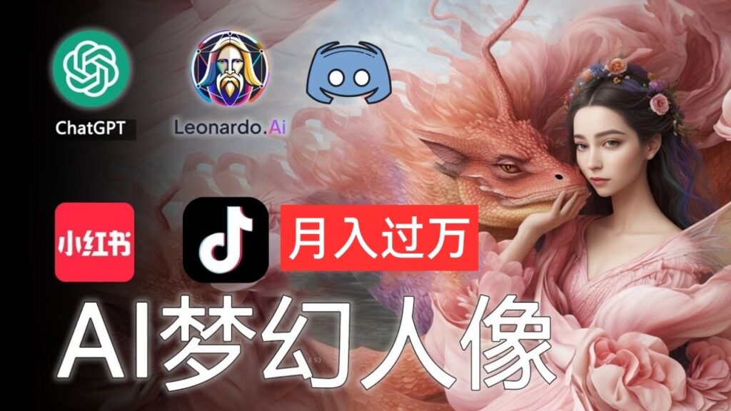 图片[1]-AI摄影梦幻人像：零基础月入过万的窍门-爱分享资源网