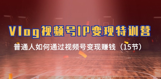 图片[1]-Vlog视频号赚钱：普通人如何快速实现IP变现-爱分享资源网