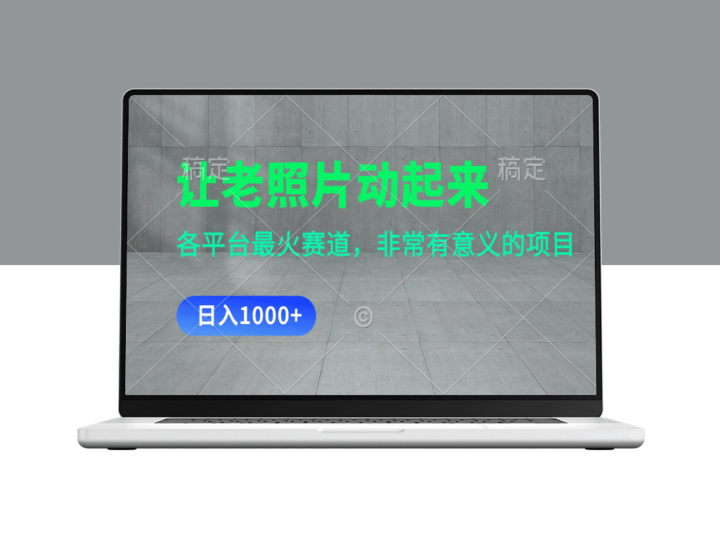 爆款老照片动效玩法：一天收入破千_全面解密各平台热门趋势-爱分享资源网