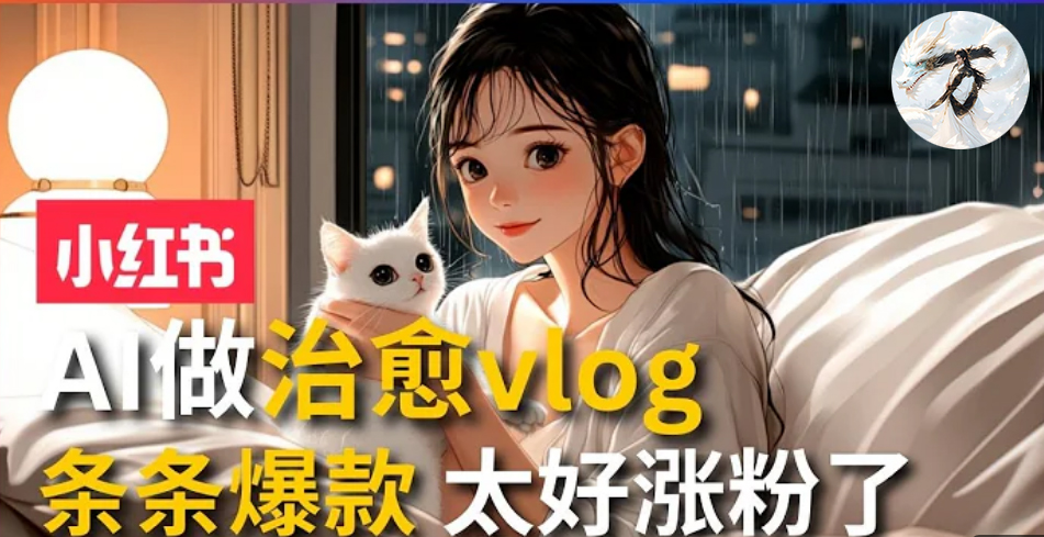 图片[1]-AI治愈系Vlog动画：1个月涨粉破万_商单报价1500+_日入2000+