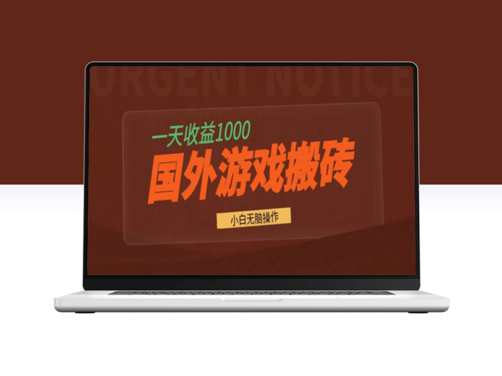 国外游戏全自动挂机搬砖_一天轻松赚1000+_小白零门槛操作-爱分享资源网
