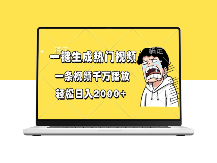 一键制作爆款视频_突破千万播放日赚2000+-爱分享资源网