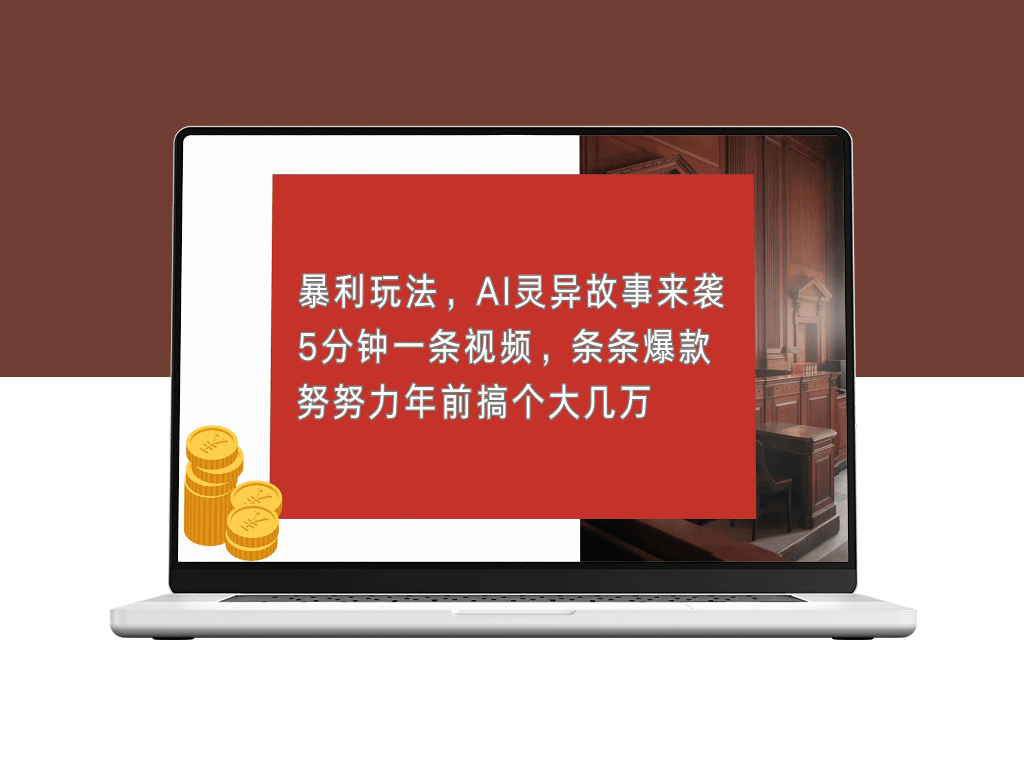 暴利AI灵异故事_5分钟打造爆款视频赚大钱-爱分享资源网