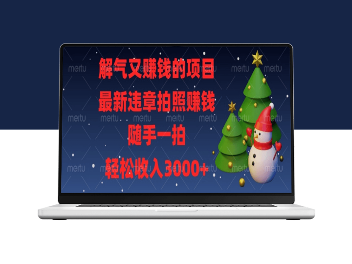 全新违章抓拍赚钱项目_随手一拍即收入-爱分享资源网