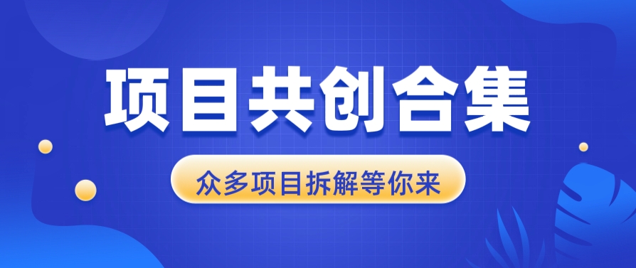 图片[1]-从零到一深度拆解项目共创全过程_最适合的创业机会-爱分享资源网