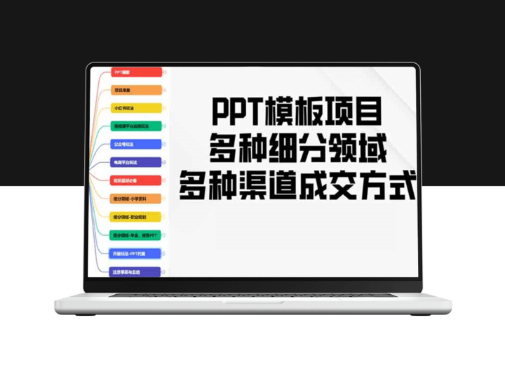 PPT模板项目实操指南_细分领域与多渠道成交策略-爱分享资源网