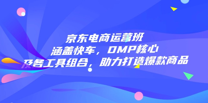 图片[1]-京东电商运营全攻略：掌握快车_DMP核心及工具组合_助力打造爆款商品