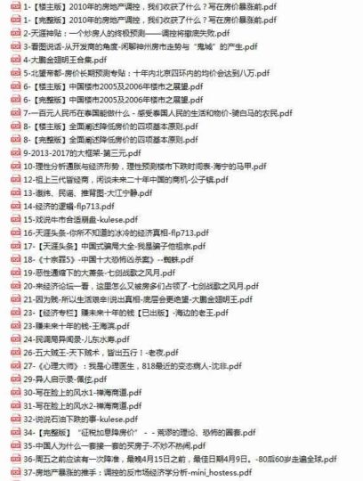 《天涯神贴全程精华合集-3卷》| 干货满满_深入探讨经典