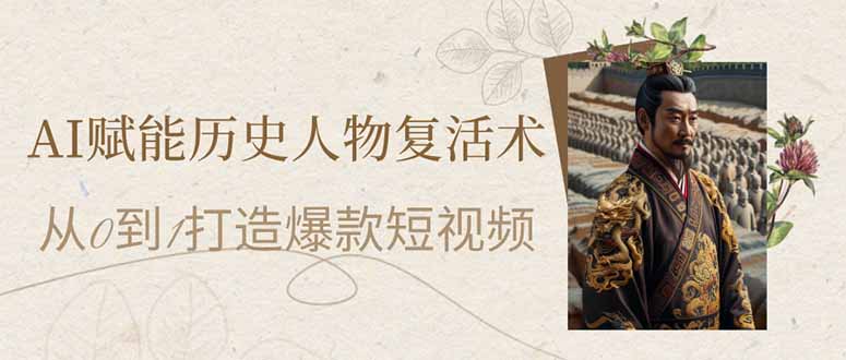 图片[1]-AI技术重生历史人物：如何打造引爆短视频的从0到1策略
