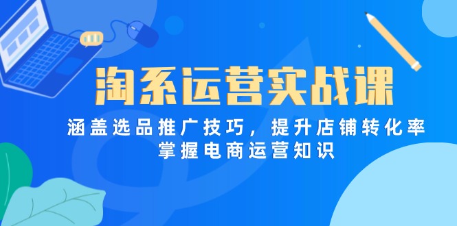 图片[1]-淘系电商实战全攻略：精准选品_推广技巧与店铺转化率提升-爱分享资源网