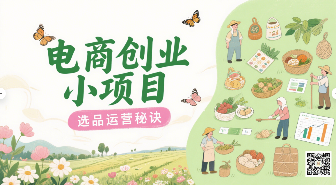 电商时代下的创业小项目，选品与运营策略-爱分享资源网