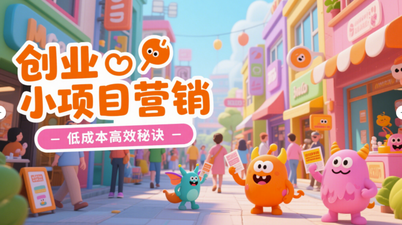 创业小项目的营销之道，低成本高效果策略-爱分享资源网