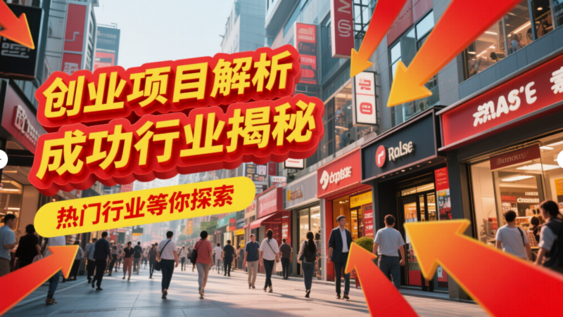 热门创业好项目大解析，哪些行业易成功-爱分享资源网