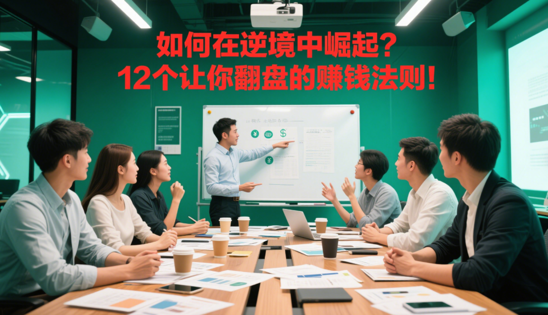 如何在逆境中崛起？12个让你翻盘的赚钱法则！