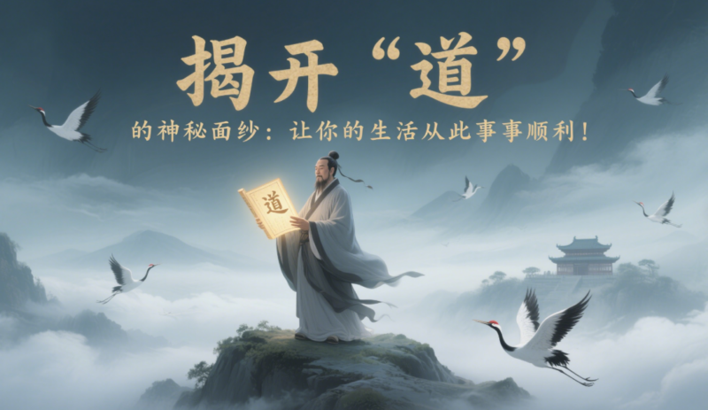 揭开“道”的神秘面纱：让你的生活从此事事顺利！-爱分享资源网