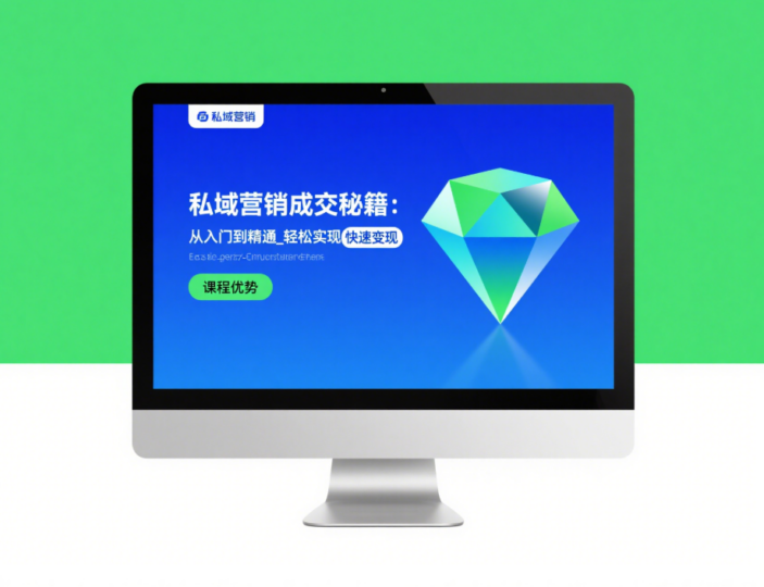 私域营销成交秘籍：从入门到精通_轻松实现快速变现-爱分享资源网
