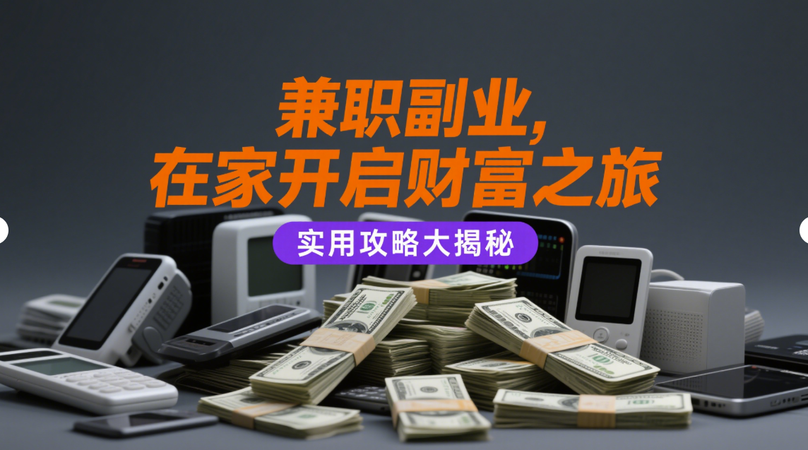 兼职副业在家赚钱：热门选择与实用攻略-爱分享资源网