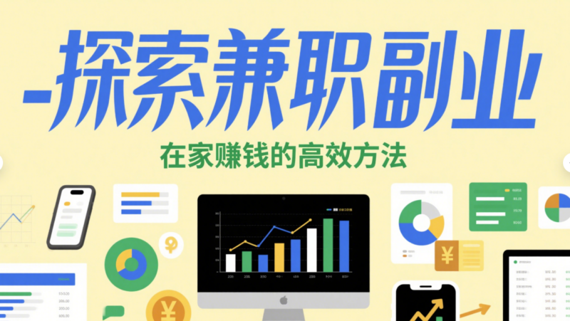 兼职副业在家赚钱的高效方法-爱分享资源网