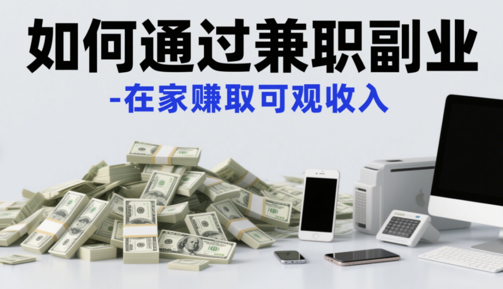 图片[1]-如何通过兼职副业在家赚取可观收入-爱分享资源网