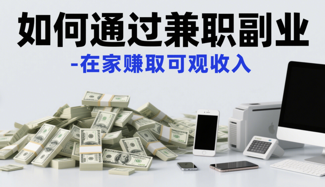 如何通过兼职副业在家赚取可观收入-爱分享资源网