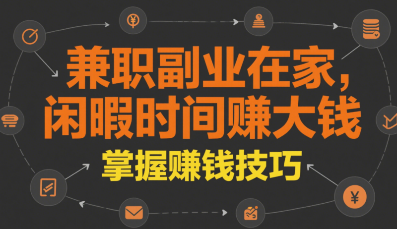 利用闲暇时间，兼职副业在家赚钱技巧-爱分享资源网